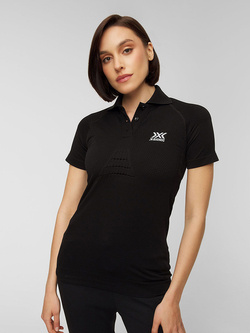 Koszulka damska X-Bionic Invent 4.0 Travel Polo czarna