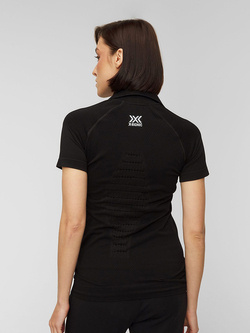 Koszulka damska X-Bionic Invent 4.0 Travel Polo czarna