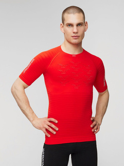 Koszulka męska X-Bionic Effektor 4.0 Run czerwona