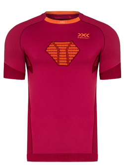 Koszulka męska X-Bionic Invent 4.0 Run Speed czerwona