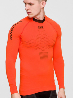 Koszulka męska X-Bionic The Trick 4.0 Run pomarańczowa