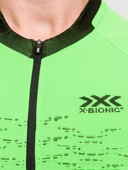 Koszulka rowerowa męska X-Bionic The Trick 4.0 Bike Zip zielona
