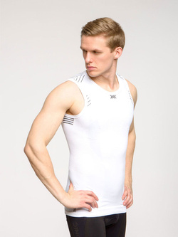 Koszulka termoaktywna bez rękawów X-Bionic Invent 4.0 LT biała