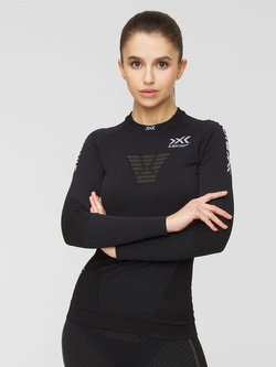 Koszulka termoaktywna damska X-Bionic Invent 4.0 Run Speed czarna