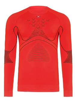 Koszulka termoaktywna męska X-Bionic Energy Accumulator 4.0 pomarańczowo-szara