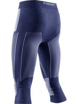 Legginsy termoaktywne 3/4 X-Bionic Energy Accumulator 4.0 niebiesko-białe