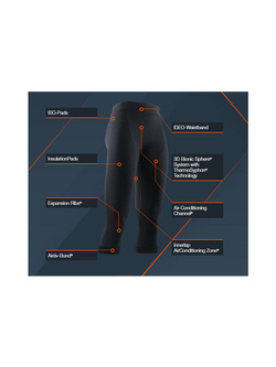 Legginsy termoaktywne 3/4 damskie X-Bionic Apani Merino 4.0 czarne