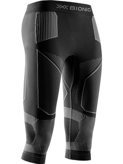 Legginsy termoaktywne 3/4 damskie X-Bionic Energy Accumulator Light czarno-szare