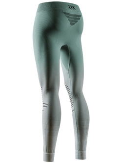 Legginsy termoaktywne damskie X-Bionic Invent FX zielono-szare