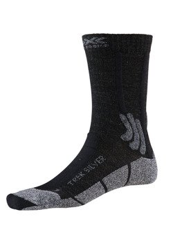 Skarpety X-Socks Trek Silver 4.0 czarno-szare