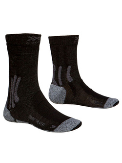 Skarpety X-Socks Trek Silver 4.0 czarno-szare