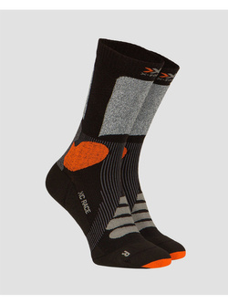 Skarpety X-Socks X-Country Race 4.0 czarno-szaro-pomarańczowe