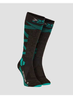 Skarpety damskie X-Socks Ski Rider Silver 4.0 szaro-zielone